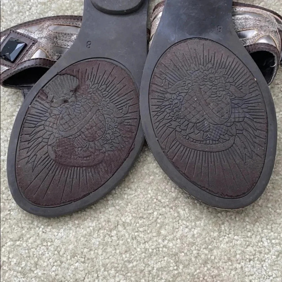 Pesaro Lenox Thong Sandal Man Made Jewels 8 - Picture 4 of 6